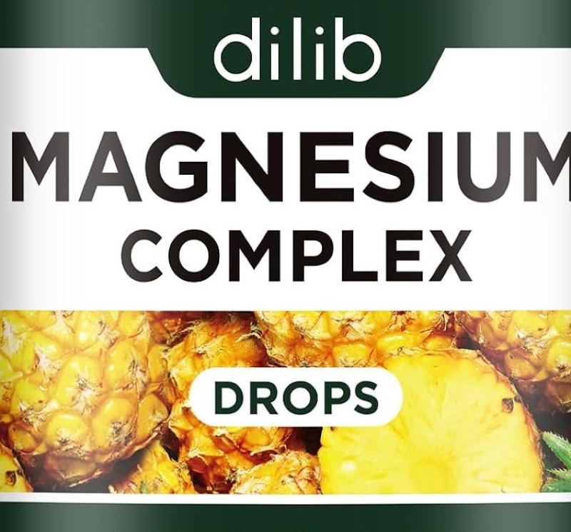 Detail etikety fľaštičky Triple Magnesium Complex Liquid Drops 1000mg